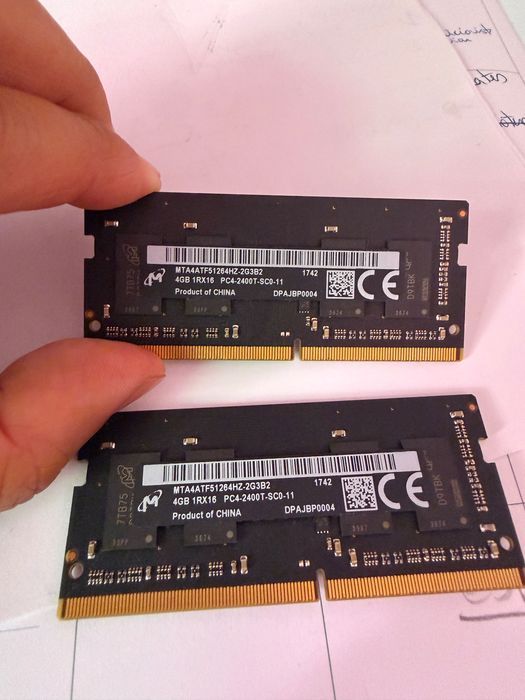 2x Memória RAM Micron 4GB DDR4 2400MHz SO-DIMM – 8GB total