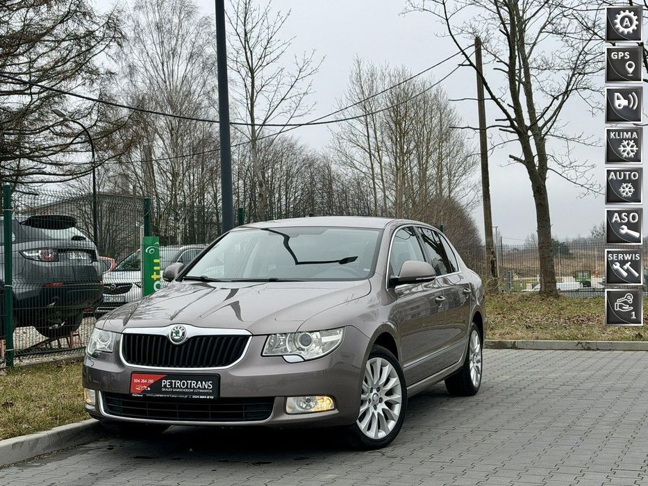 Skoda Superb 1.8 / 160KM Automat Nawigacja Tempomat Czujniki Parkowania