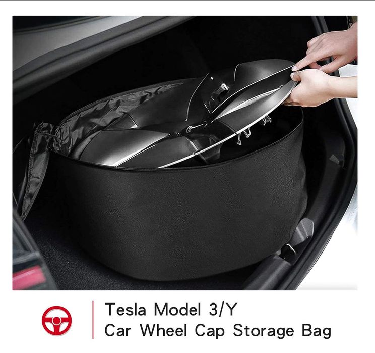 Bolsa para tampas de roda Tesla Model 3 / Model Y, nova