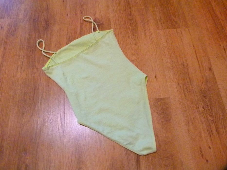 Zara body zielone neonowe w prążki rozm 36 S