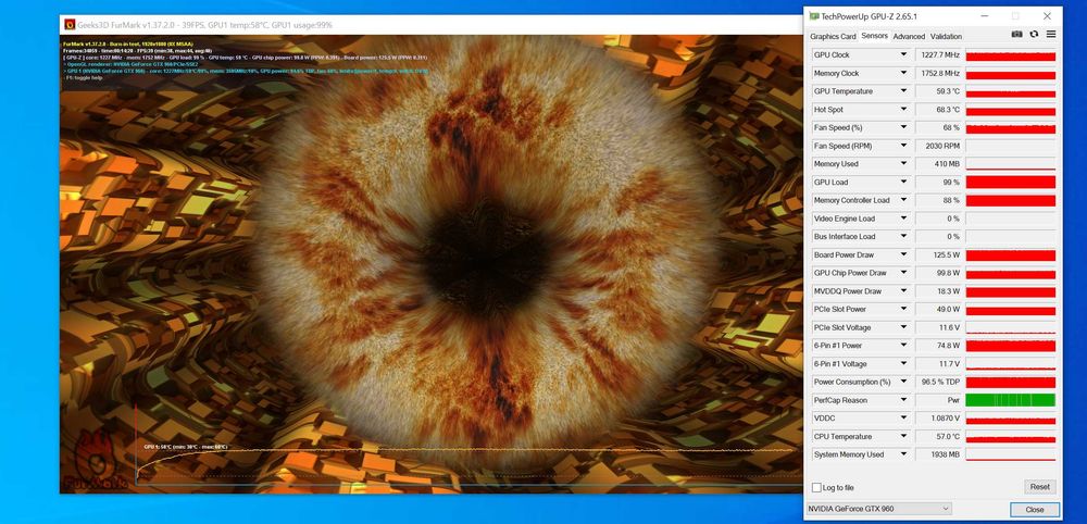 ігрова відеокарта GTX960 4GB Gigabyte (6pin дод. живлення).