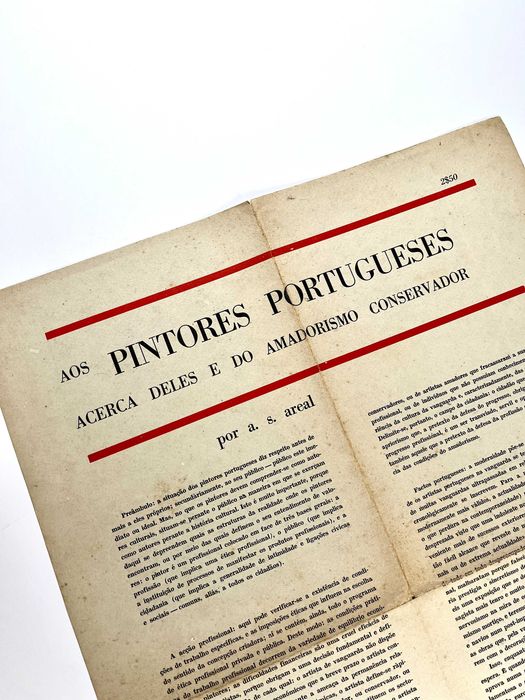 António Areal Manifesto aos pintores portugueses 1963