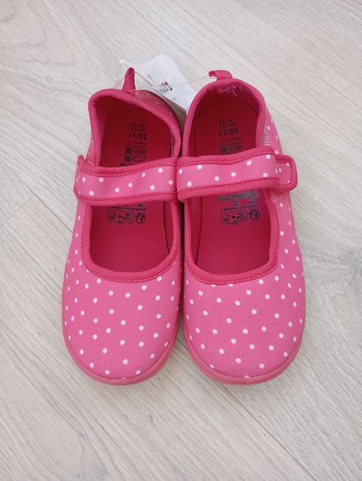 Дитячі капці текстильні р.30/31 мокасини тапочки змінне взуття