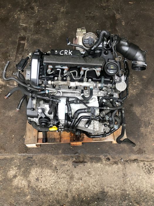 kompletny silnik 1.6 tdi o kodzie crk do audi a3 8v golf vii skoda seat
