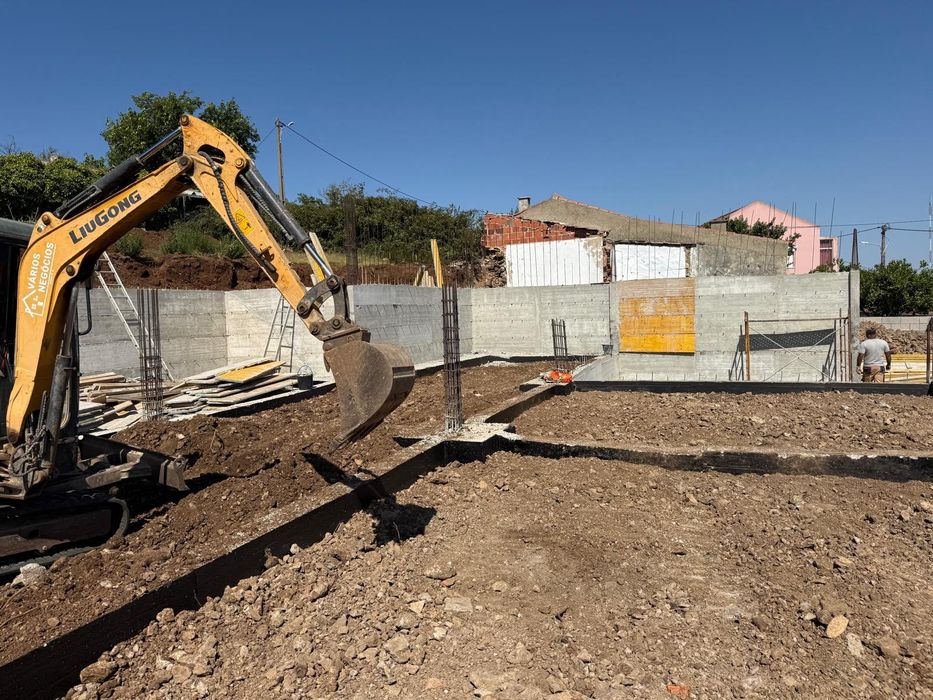 cofragens e armação de ferro