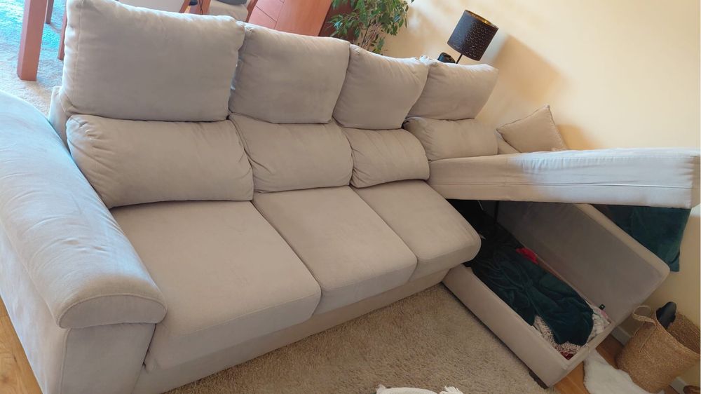 Sofa com chaise Long