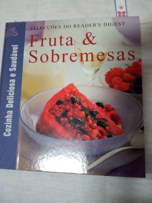 3 Livros de receitas/culinária