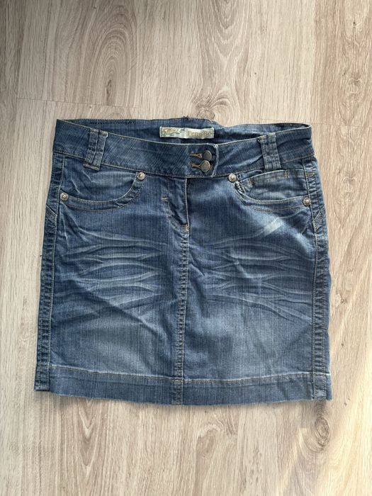 Spodnica mini jeansowa