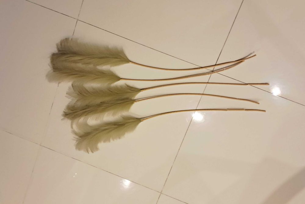 Conjunto de flores artificiais IKEA Erva-das-Pampas