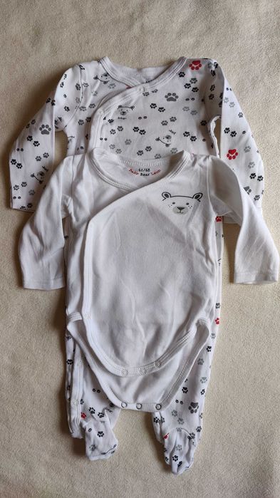 Komplet body z długim rękawem i pajacyk Baby Bear Leon r. 62/68