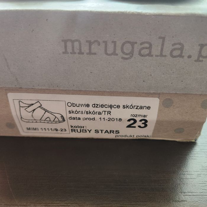 Sandały Mrugała  mimi Ruby Stars