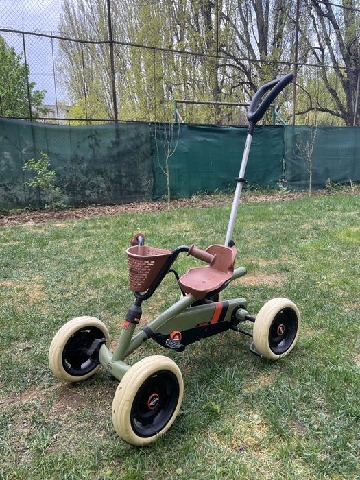 Веломобіль чотирьохколісний велосипед Berg Buzzy Retro 2-in-1 Зелений