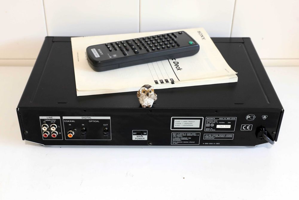 Sony MDS-JE510 minidisc com comando