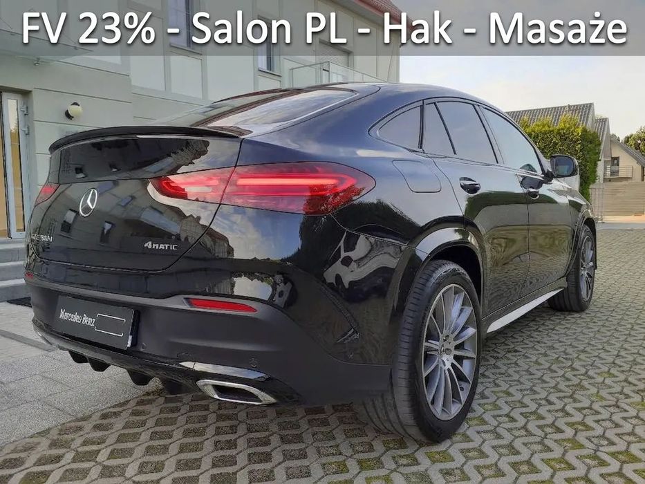 Mercedes-Benz GLE 300d COUPE AMG Premium Plus Fv 23% Salon PL MAX Wyposażony Masaże !!!