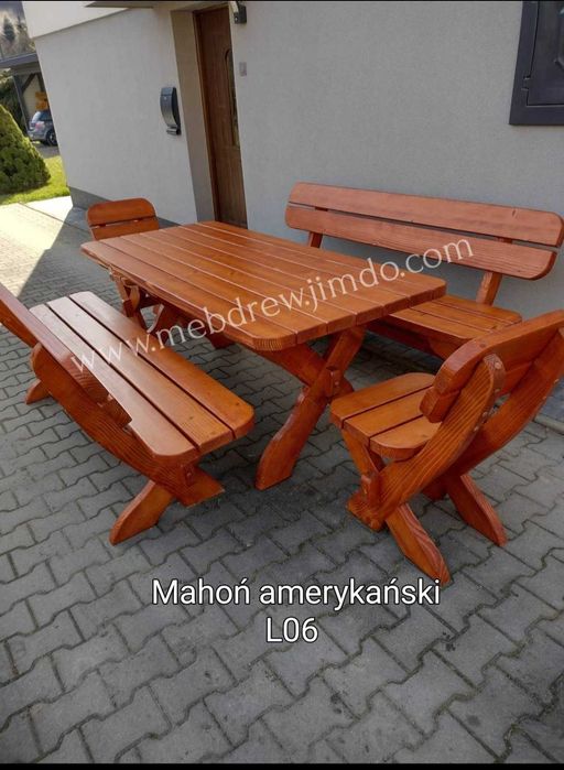 Meble ogrodowe drewniane