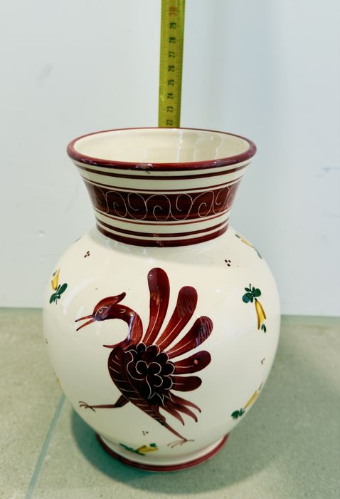 Jarra em ceramica da famosa casa suiça Poterie de la Gruyere