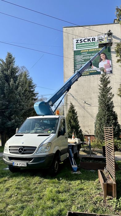 Podnośnik koszowy 22m - wynajem