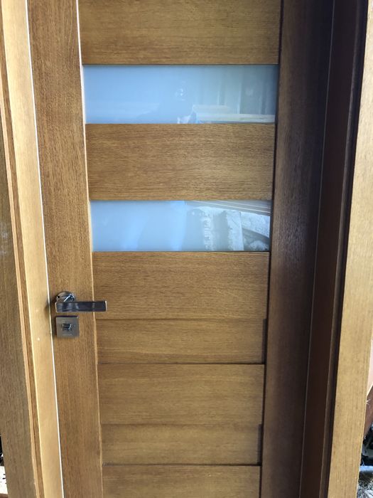 Drzwi wewnętrzne dębowe