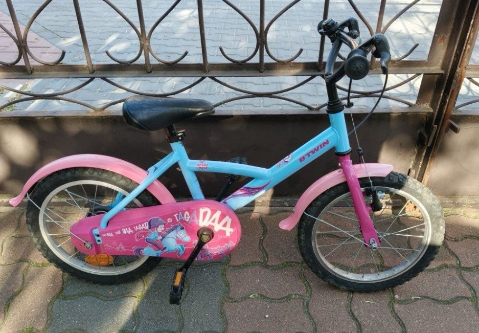 Rower dziecięcy decathlon Btwin, koło 16 cali