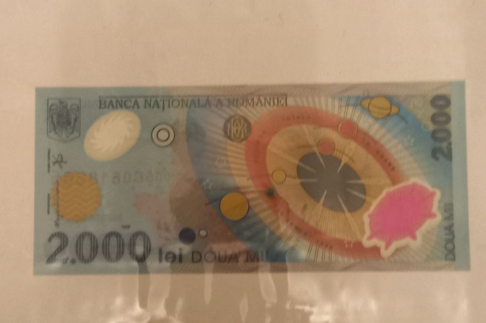 2000 lei 1999 r. Rumunia polimer UNC