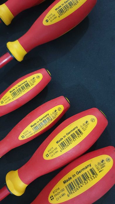 Conjunto 9 chaves isoladas certificadas VDE - Sata