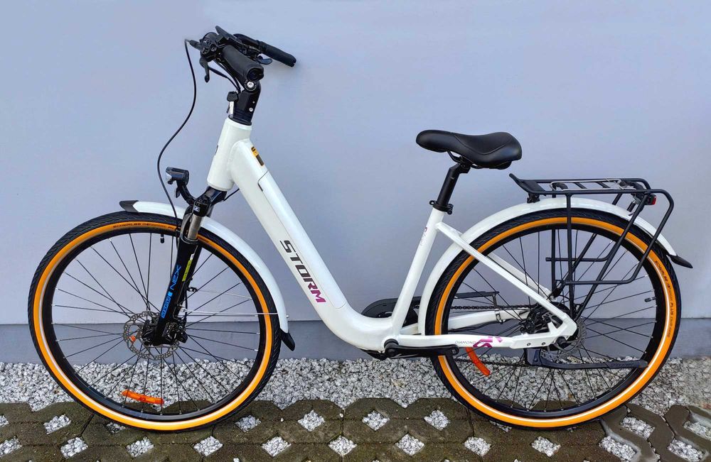 Rower Elektryczny Damka Damski STORM E-DIAMOND PRO 1.0 28″