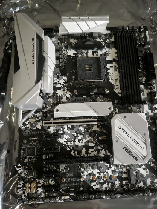 ASRock B450 Steel Legend (peças ou reparação)