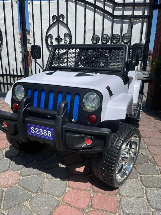 Nowe Auto na akumulator DUŻY JEEP DLA DZIECI 4×4 Samochód elektryczny