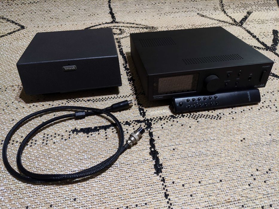 Audiolab M-DAC + ULPS Tomanek BOX Pełny zestaw + dodatki