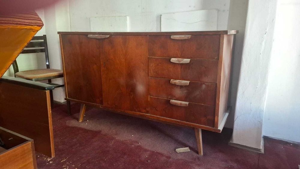 Oddam za darmo meble vintage retro prl drewniane Kraków piec kaflowy