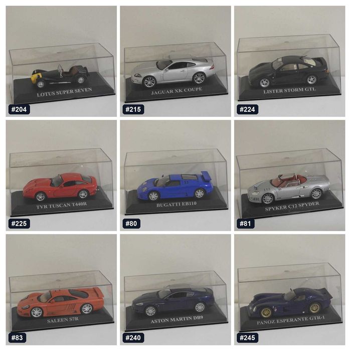 Lote 34 miniaturas Altaya/RBA