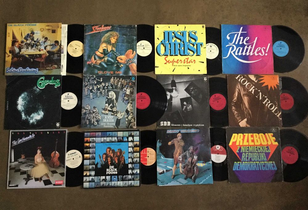 SBB, Skrzek, Steelover i inne - Zestaw 12LP Winyle ROCK Super Cena