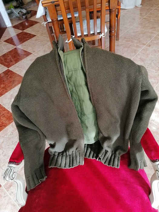 Casaco de malha com colete destacável massimo dutti M