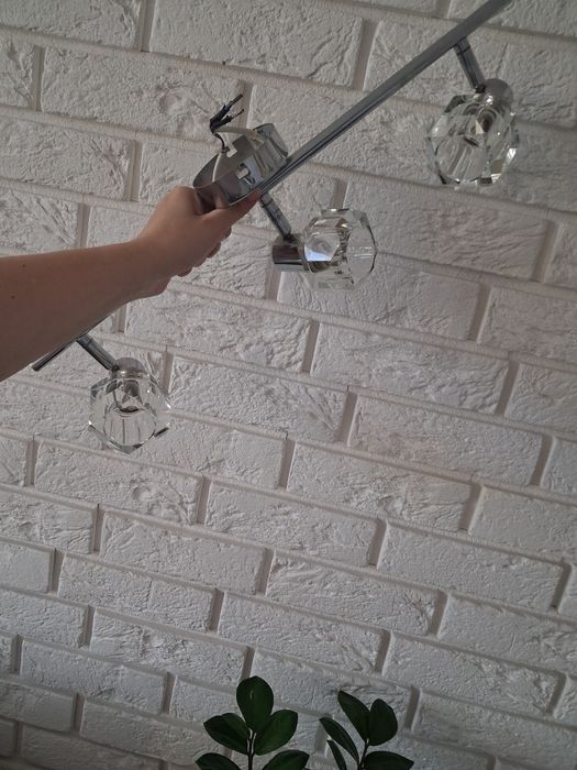 Lampa sufitowa plafon potrójna