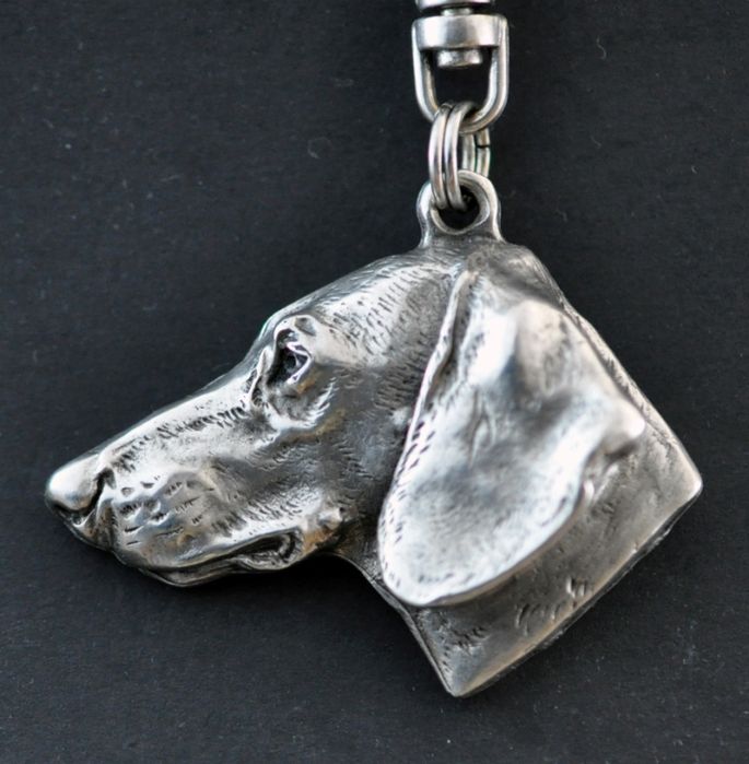 Jamnik szorstkowłosy I brelok posrebrzany Art-Dog