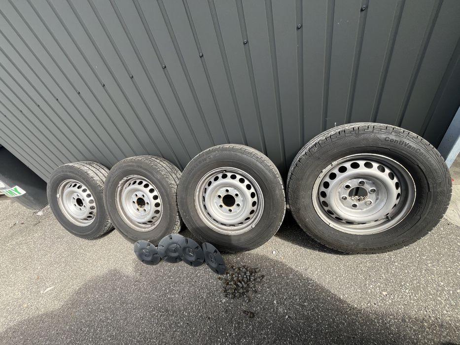 Felgi 6x130 et62 Opony 235 65 r16c  sprinter man crafter