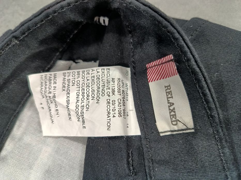 Spodnie Genuine Dickies Relaxed damskie rox. XS bardzo ładne czarne