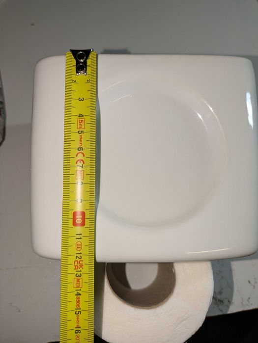 Papel higiénico suporte porta-rolos em porcelana com prateleira sabon