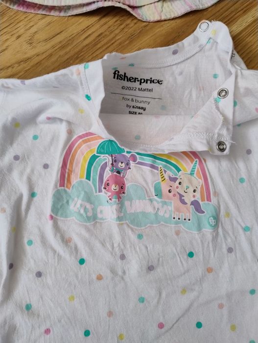 Letnie ubrania dla dziewczynki rozm 80