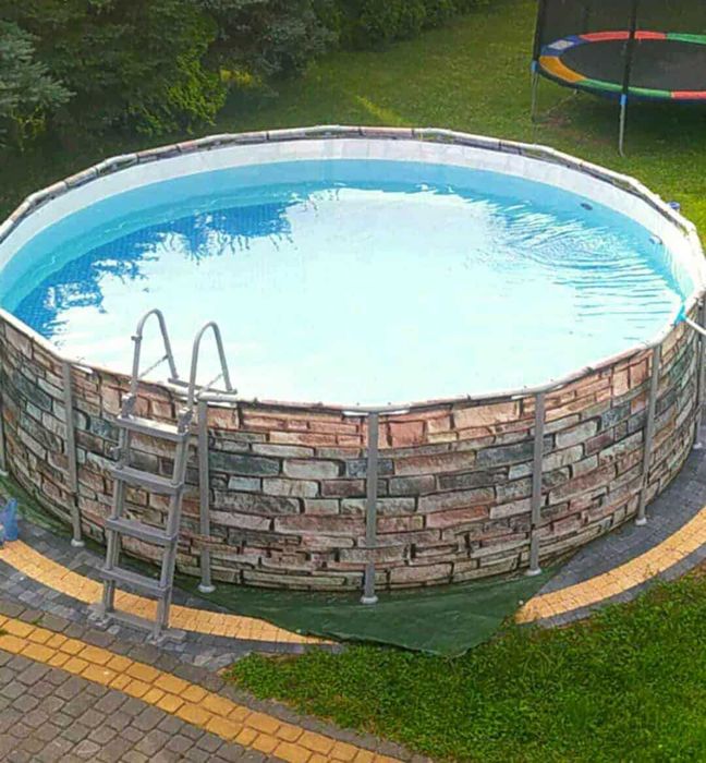 Basen ogrodowy stelażowy 488x122 BESTWAY (zestaw) - sprzedam Kielce