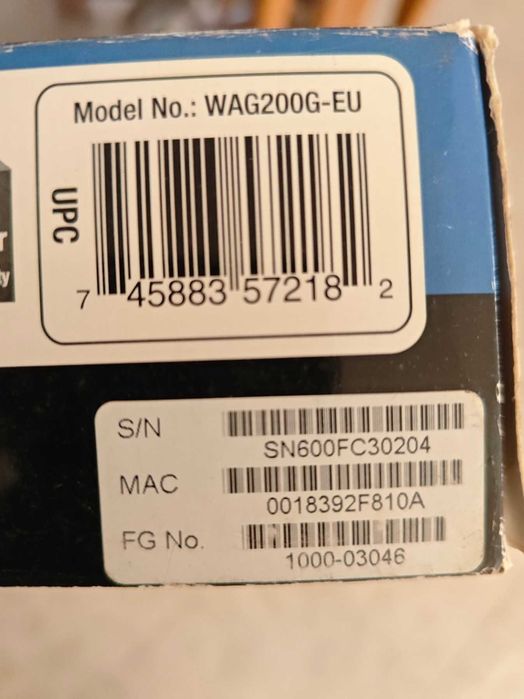 Router Wireless Linksys WAG200G