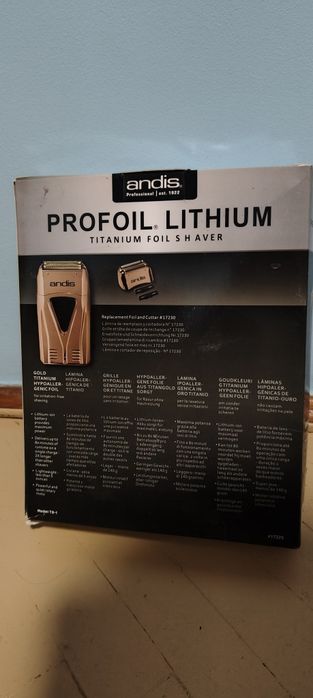 Професійний шейвер Andis ProFoil Lithium (оригінал)