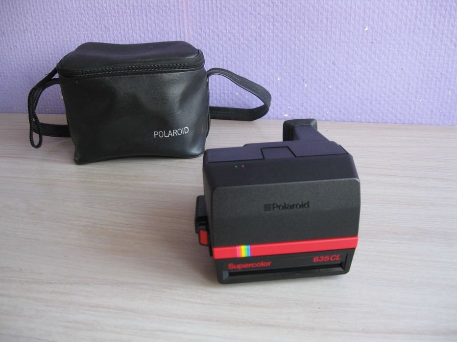 POLAROID Supercolor 635CL- aparat natychmiastowy - czerwony