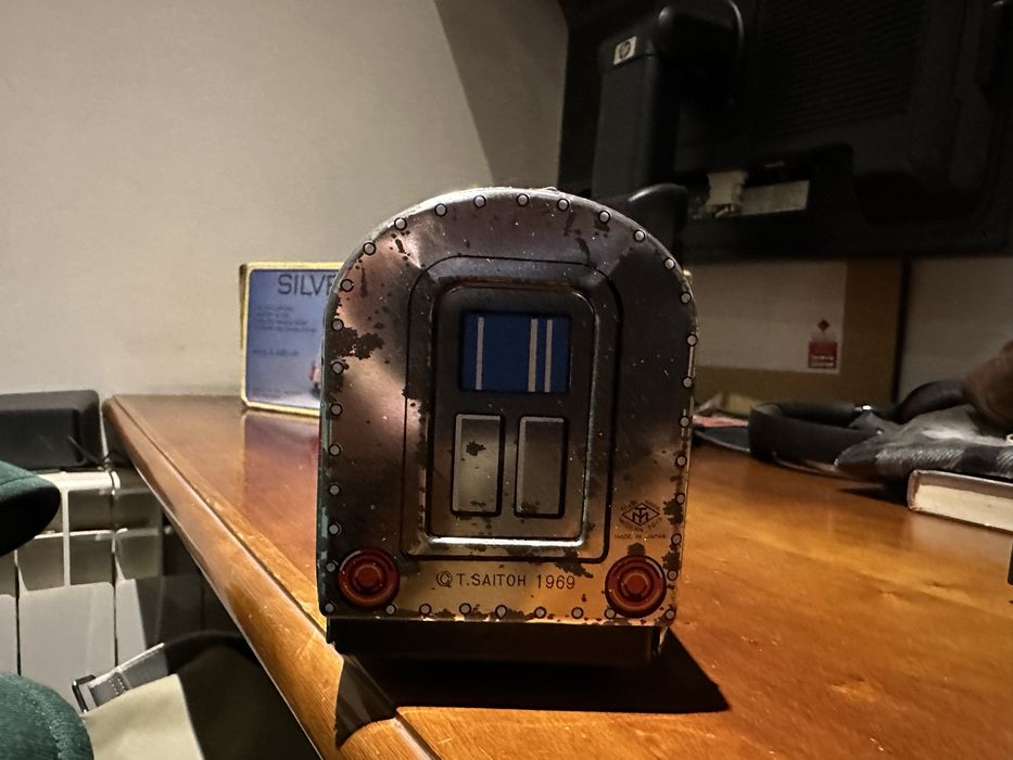 Brinquedo locomotiva em chapa - 1969