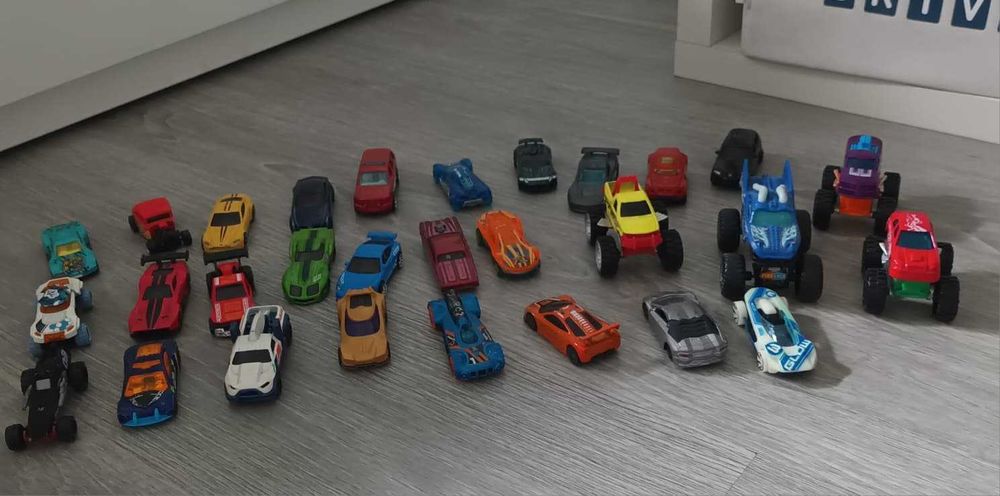 Conjunto de carrinhos de brincar