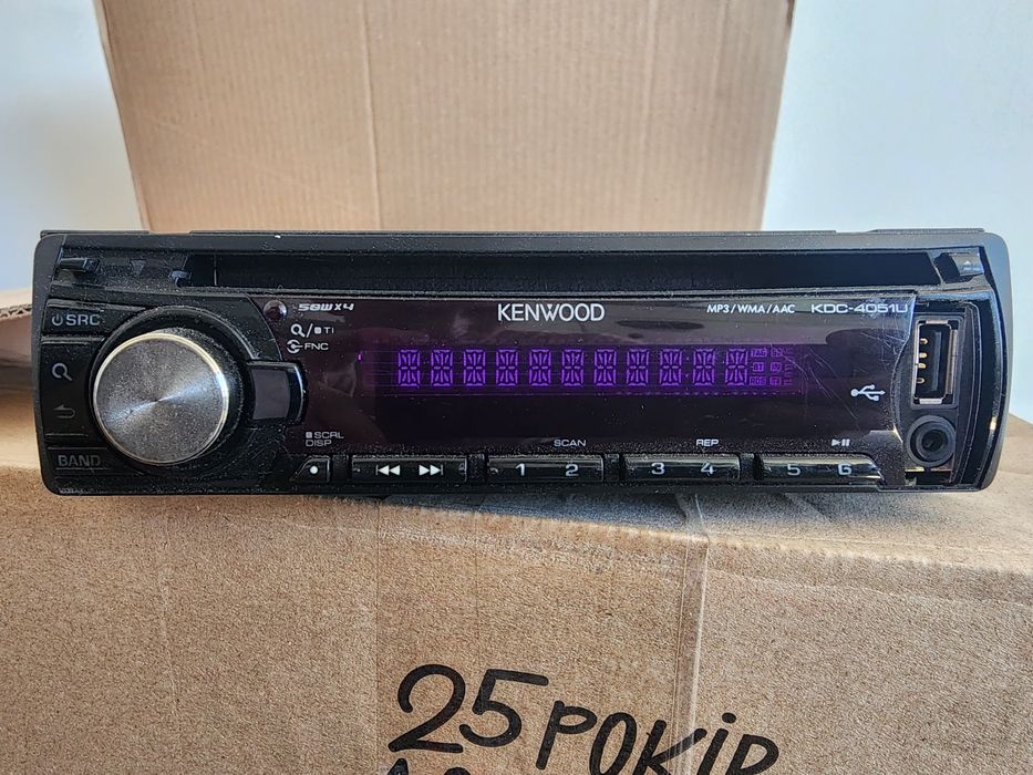 Оригінальна магнітола 1din Kenwood kdc-4051u