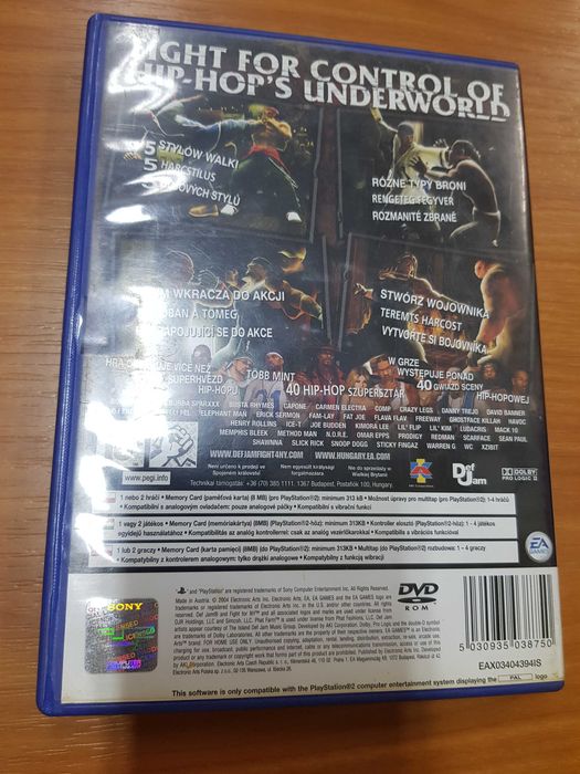 Def Jam Fight For NY PS2 Sklep Iława