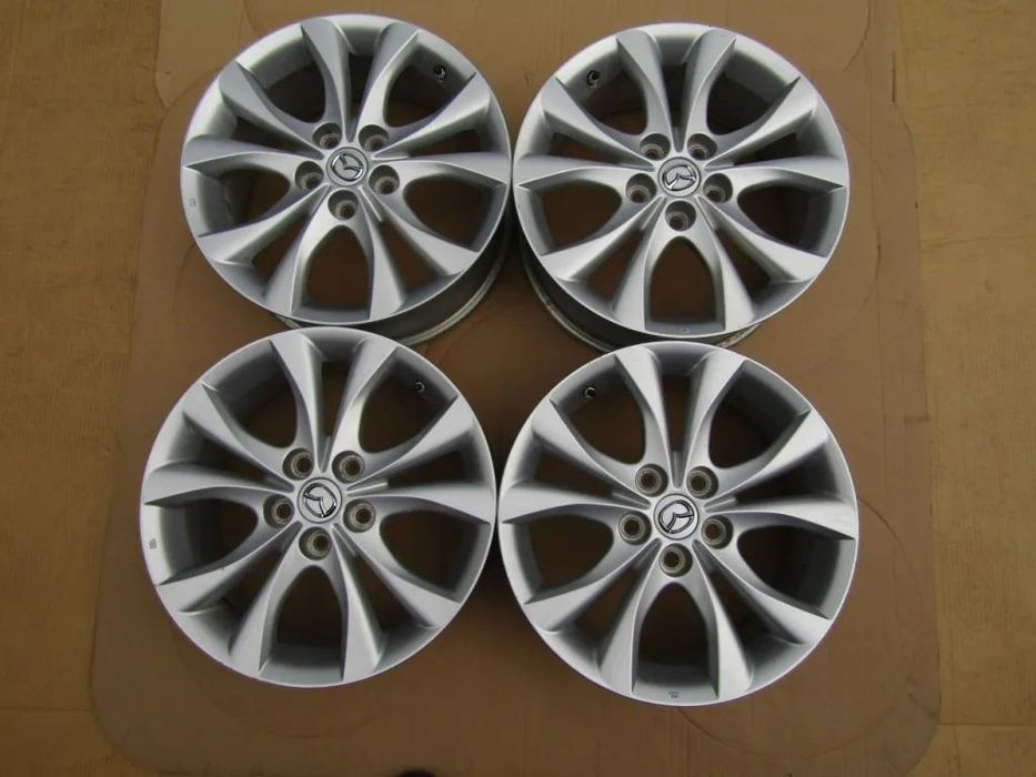 4x Felgi 17 Mazda 3 5 6 Premacy / 7j 5x114,3 ET52,5 + czujniki TPMS