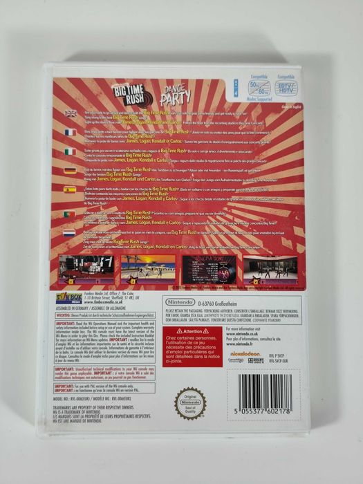 Big Time Rush: Dance Party - Nintendo Wii