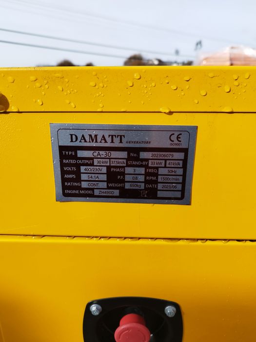 Gerador trifásico 37kva novo